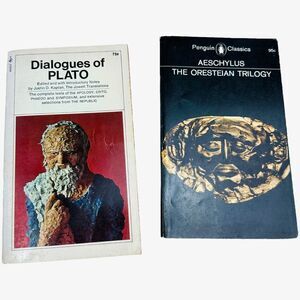 🔥 Vintage Greek Philosophy Tragedy Paperback Books Bundle